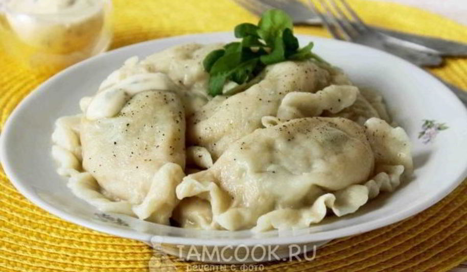 Рецепт вареников с сырой картошкой