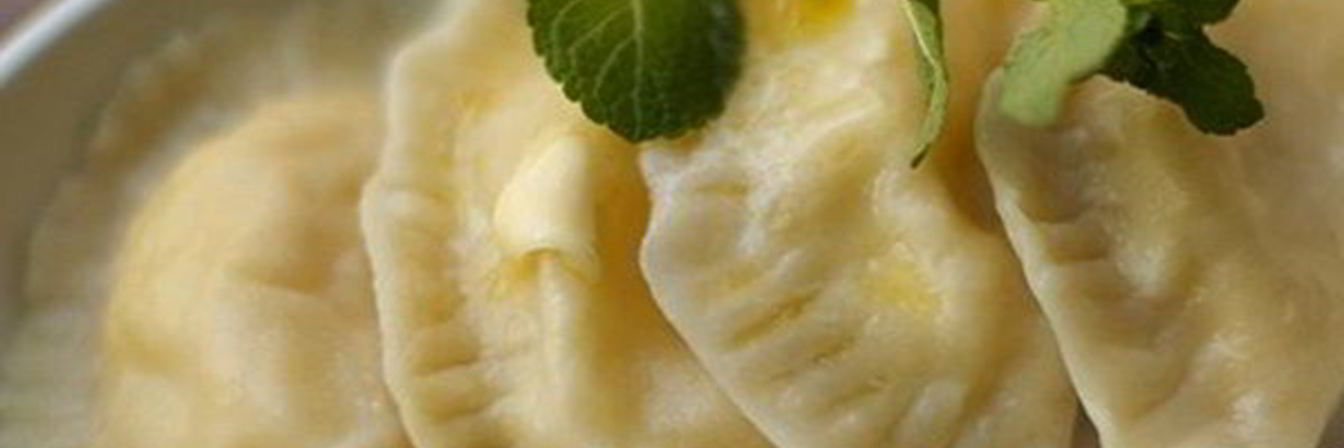 Вареники с сыром сулугуни