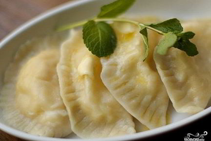 Вареники с сыром сулугуни