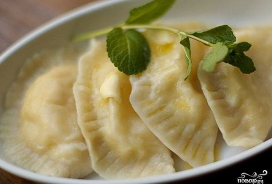 Вареники с сыром сулугуни