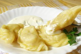 Вареники с творогом соленые