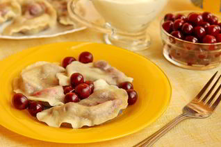 Вареники с вишней