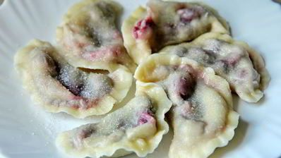 вареники с вишней