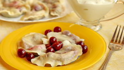вареники с вишней