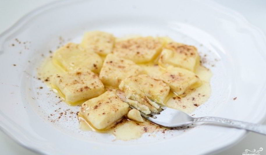 Рецепт вареников творожных ленивых