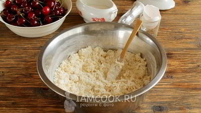 заварное тесто для вареников с вишней