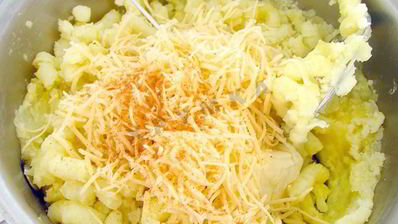 запеченное картофельное пюре