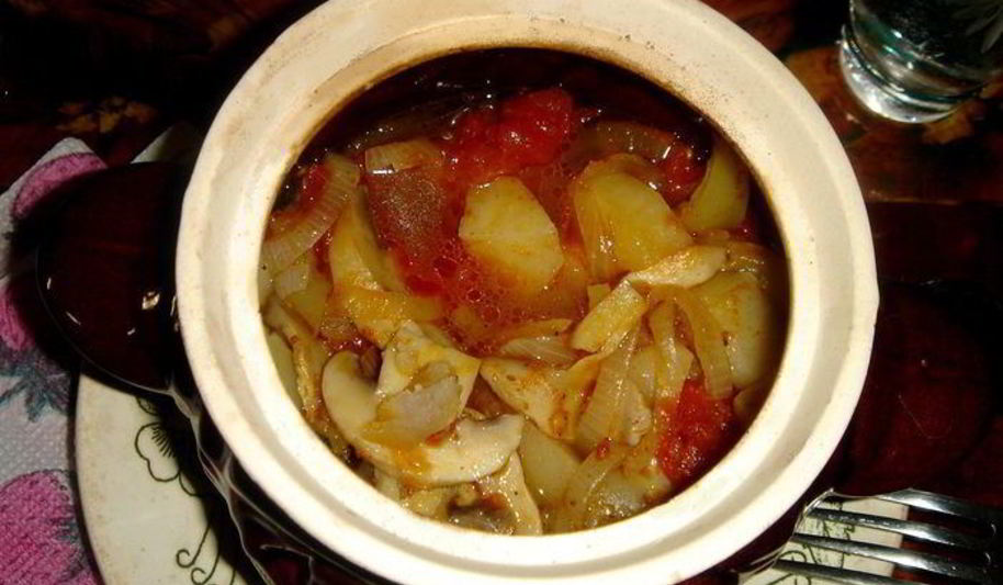 Рецепт грибного жаркого
