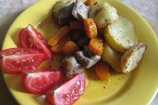 Сухое жаркое с травами