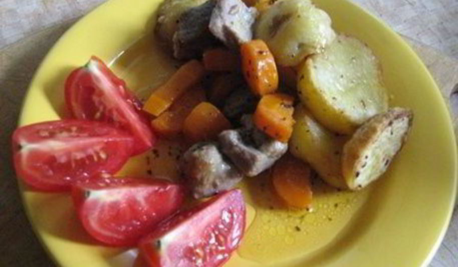 Рецепт сухого жаркого с травами