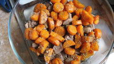 сухое жаркое с травами