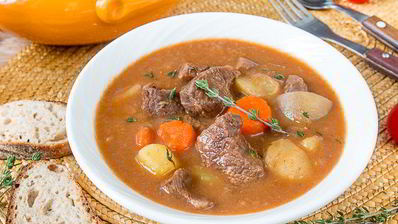 сытное жаркое из говядины