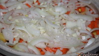 сытное жаркое с говядиной и фасолью