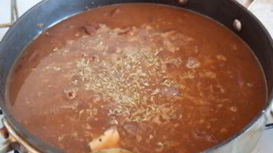 жаркое из говядины с клюквой