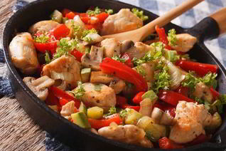 Жаркое из индейки с овощами