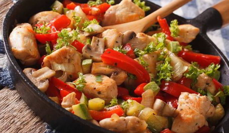 Рецепт жаркого из индейки с овощами