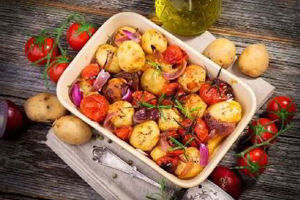 Жаркое из картофеля с овощами