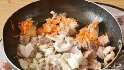 жаркое из свинины с картофелем и грибами