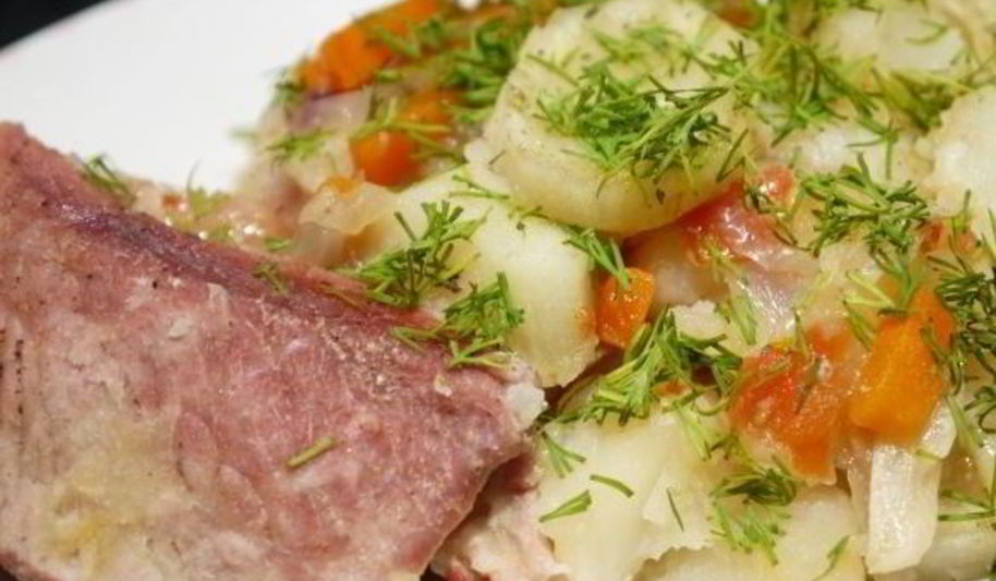 Рецепт жаркого из свинины с картофелем