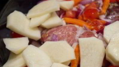 жаркое из свинины с картофелем