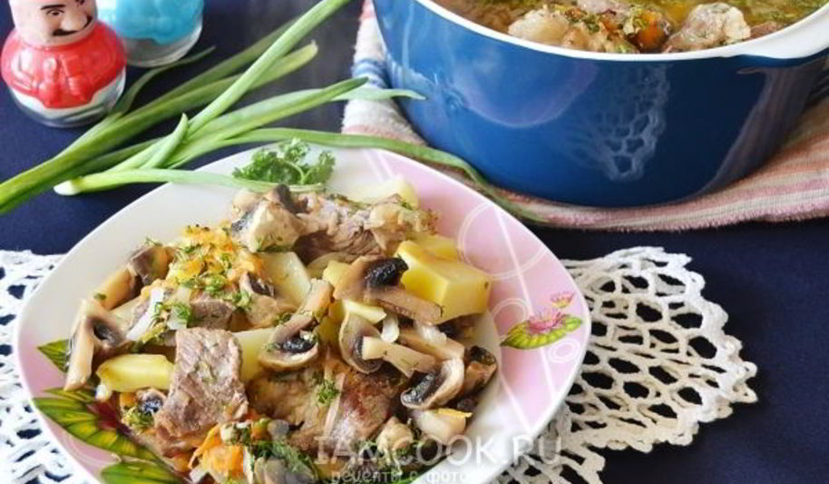 Рецепт жаркого из свинины с картошкой