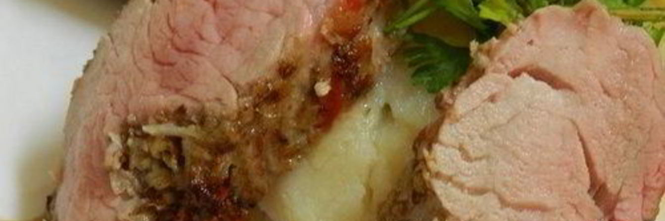 Жаркое из свинины в имбирном маринаде