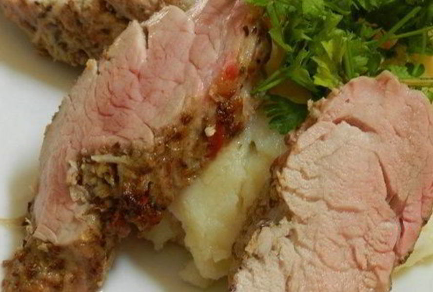 Жаркое из свинины в имбирном маринаде