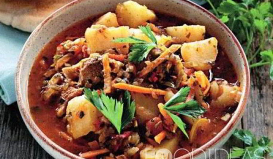 Рецепт жаркого из свинины