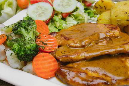 Жаркое из телятины с портвейном и тимьяном