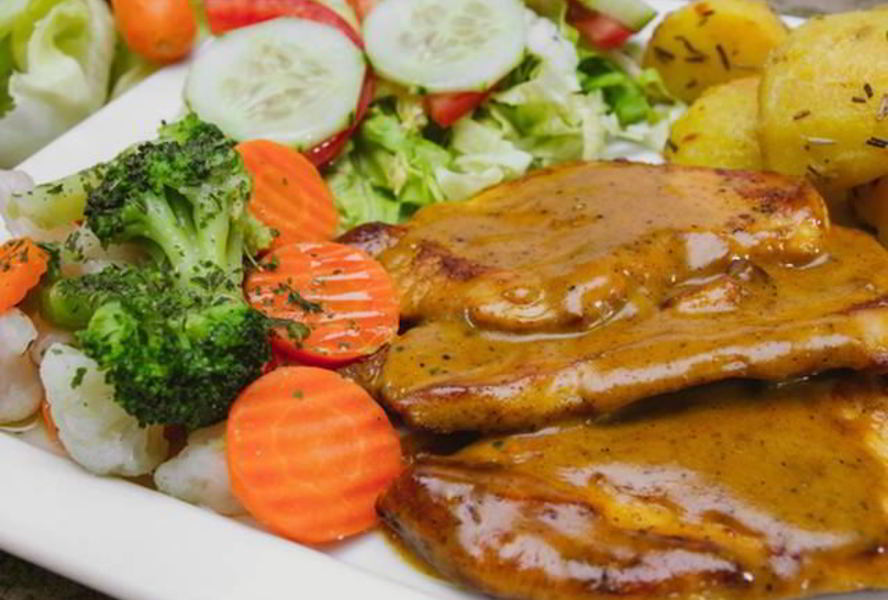 Жаркое из телятины с портвейном и тимьяном