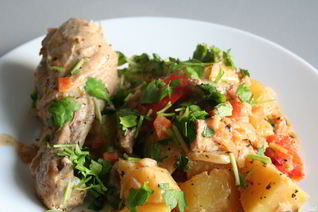 Жаркое по-домашнему с курицей