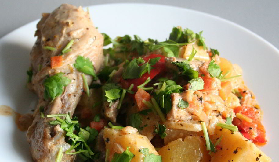 Рецепт жаркого по-домашнему с курицей