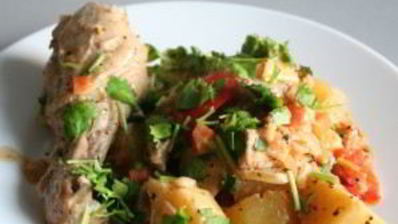 жаркое по-домашнему с курицей