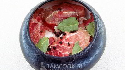 жаркое по-купечески в горшочках