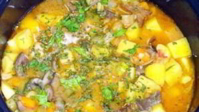 жаркое с грибами в мультиварке