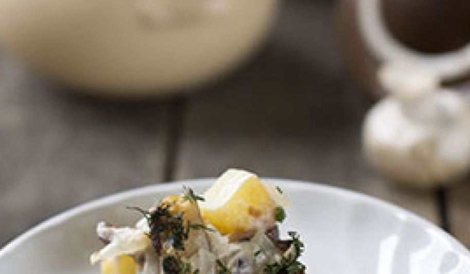 Рецепт жаркого с грибами