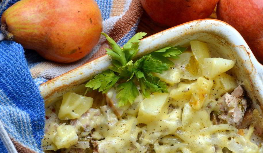 Рецепт жаркого с грушами