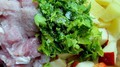 жаркое с грушами