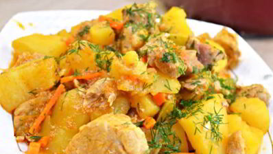 жаркое с кабачками без обжарки