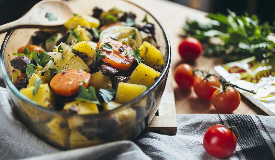 Рецепт жаркого с куриными сердечками