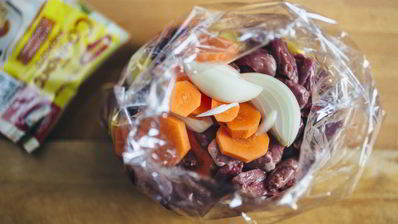 жаркое с куриными сердечками