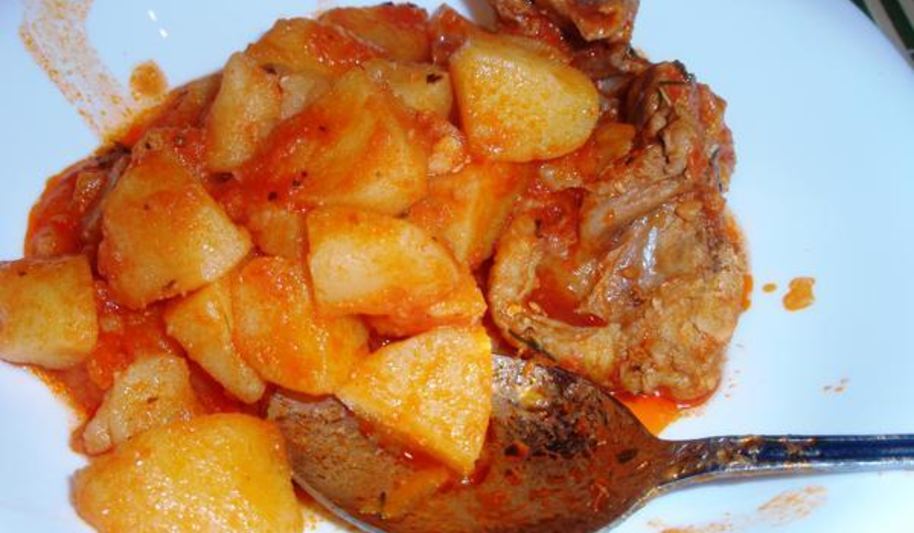 Рецепт жаркого с курицей