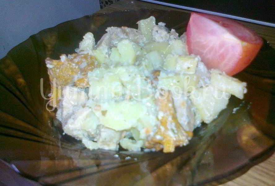 Жаркое с лисичками в мультиварке