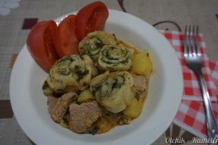 Жаркое с нудлями