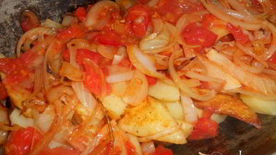 жаркое с пельменями