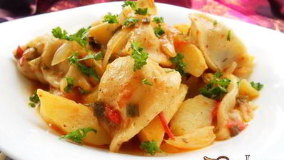 жаркое с пельменями