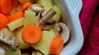 жаркое с шампиньонами