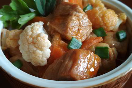 Жаркое с цветной капустой