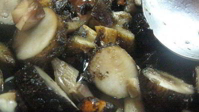 жаркое со свининой и грибами