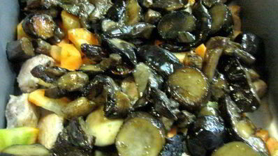 жаркое со свининой и грибами